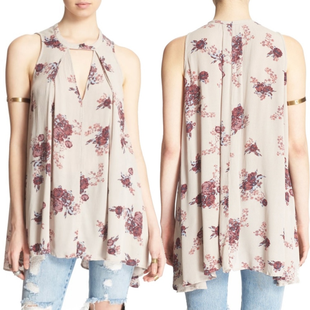 Free People Tunic Top Floral - XS‎